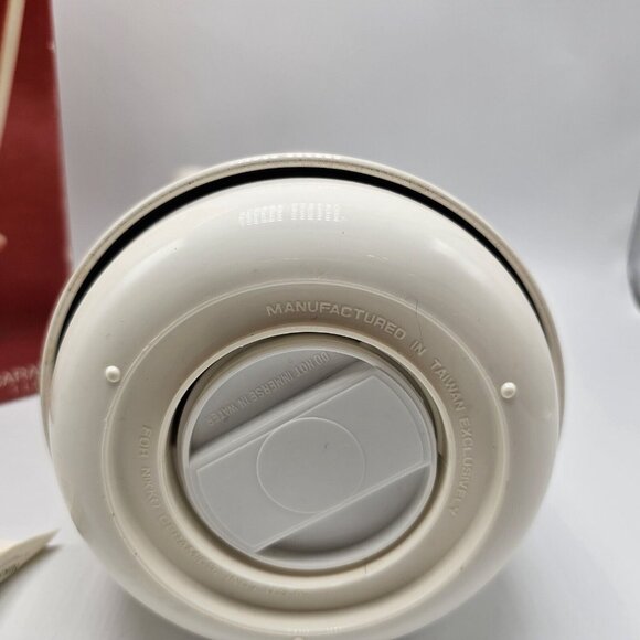 Christmas Holiday Coffee Carafe 1 L Vintage Nikko Box Thermal Vacuum Christmas - Picture 6 of 9